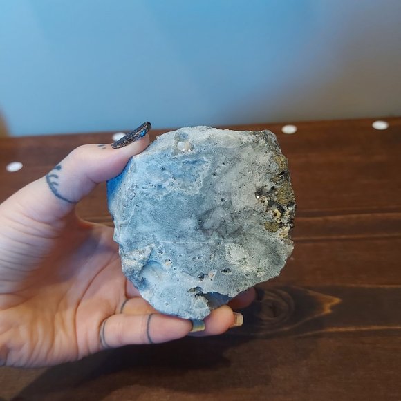 🔥 Sale 🔥 Grape Agate with Pyrite Freeform - Final Price - Picture 6 of 11